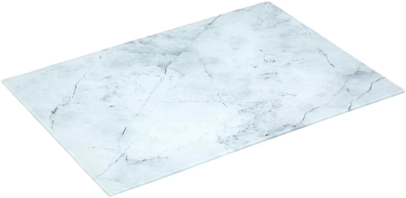 5FIVE SIMPLY SMART 5Five Επιφάνεια Κοπής Γυάλινη Marble White 30x20cm