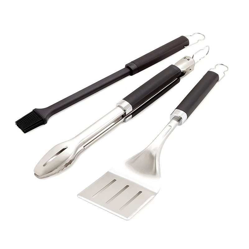 WEBER Weber Σετ 3Τμχ. Εργαλείων Bbq Με Σπάτουλα, Λαβίδα & Πινέλο