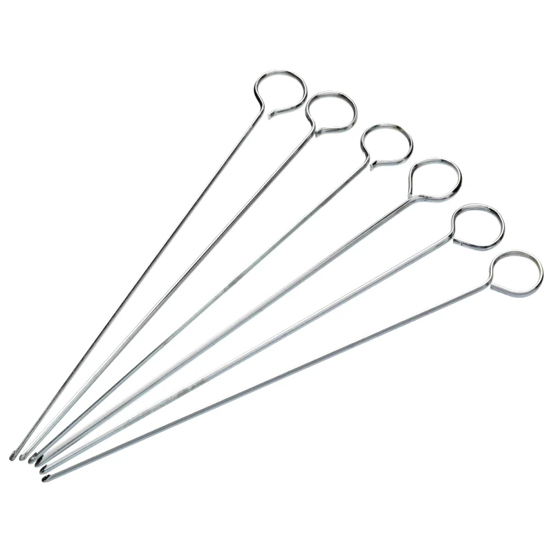 ΑΛΛΟΙ ΚΑΤΑΣΚΕΥΑΣΤΕΣ Σούβλα Πλακέ Ανοξείδωτη Σετ 12Τμχ. 30cm