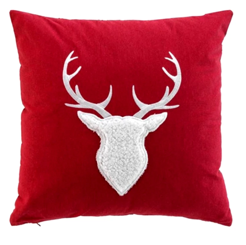 ATMOSPHERA Atmosphera Χριστουγεννιάτικο Μαξιλάρι Τάρανδος 40Χ40cm