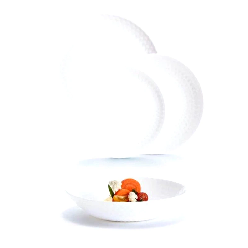 LUMINARC Luminarc Σερβίτσιο Φαγητού Pampille Σετ 18Τμχ. Λευκό