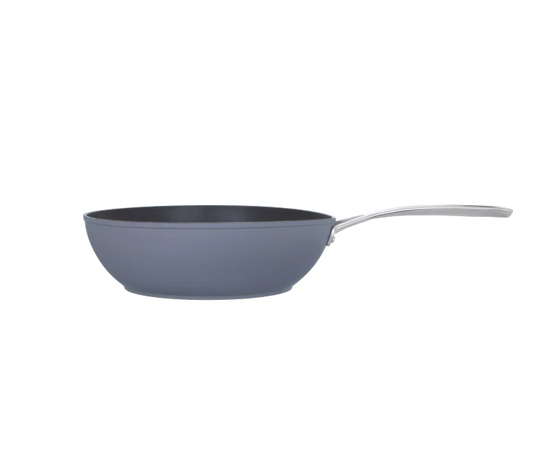 LAURA ASHLEY Laura Ashley Τηγάνι Wok Αντικολλητικό Σφυρήλατο Dark Slate 30cm