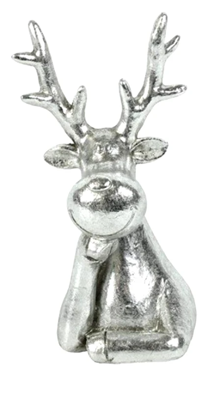 COUNTRYFIELD Countryfield Τάρανδος Κεραμικός Ασημένιος 15cm