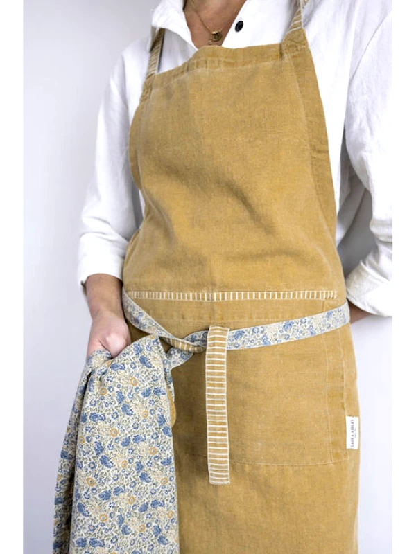 LAURA ASHLEY Laura Ashley Ποδιά Κουζίνας Daniela Oil Solid Yellow