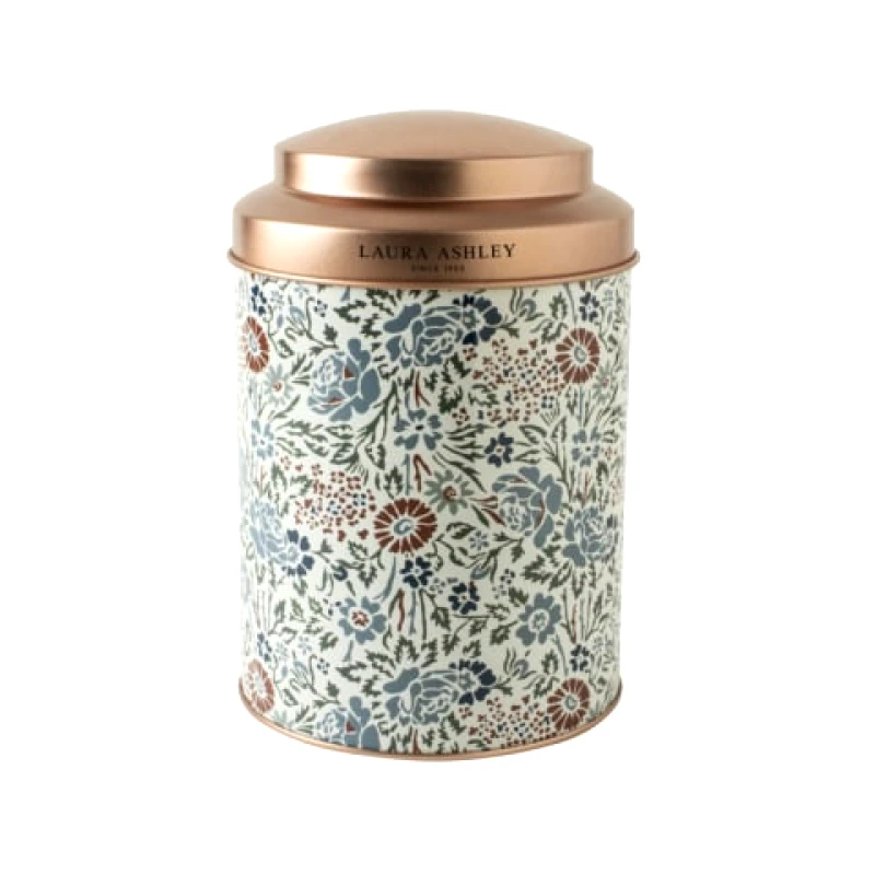 LAURA ASHLEY Laura Ashley Κουτί Μεταλλικό Daniela Red 18cm Tea Collectables
