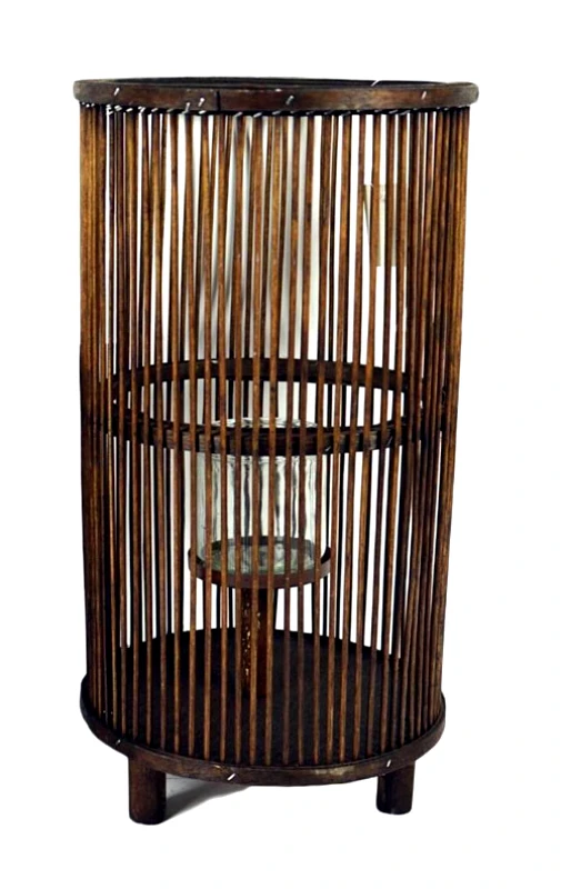ΑΛΛΟΙ ΚΑΤΑΣΚΕΥΑΣΤΕΣ Διακοσμητικό Φανάρι Bamboo Καφέ 41cm