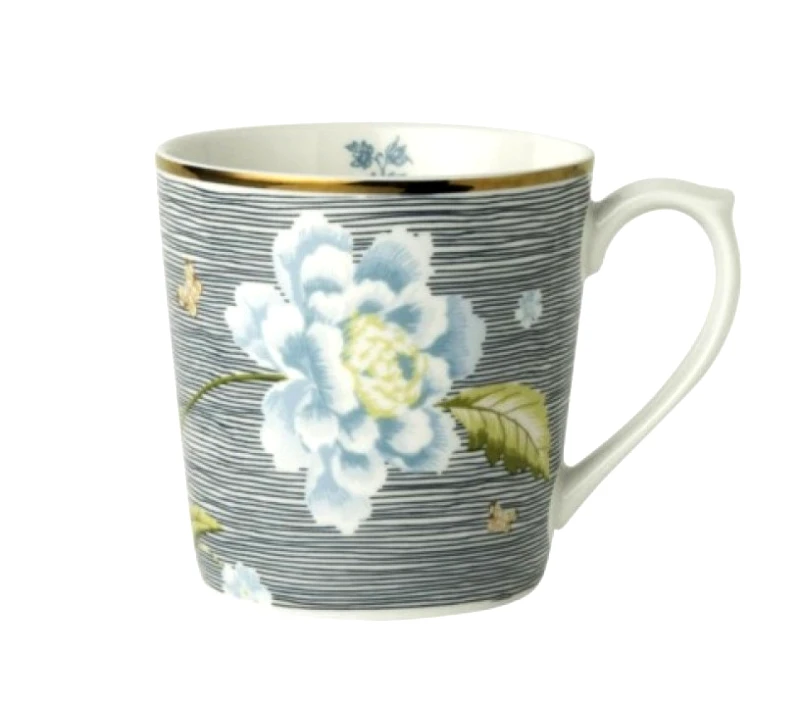 LAURA ASHLEY Laura Ashley Κούπα Midnight Pinstripe Fine Bone China 320ml Heritage