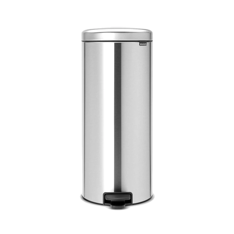 BRABANTIA Brabantia Κάδος Απορριμμάτων Ανοξείδωτος Στρογγυλός New Icon Matte 30lt
