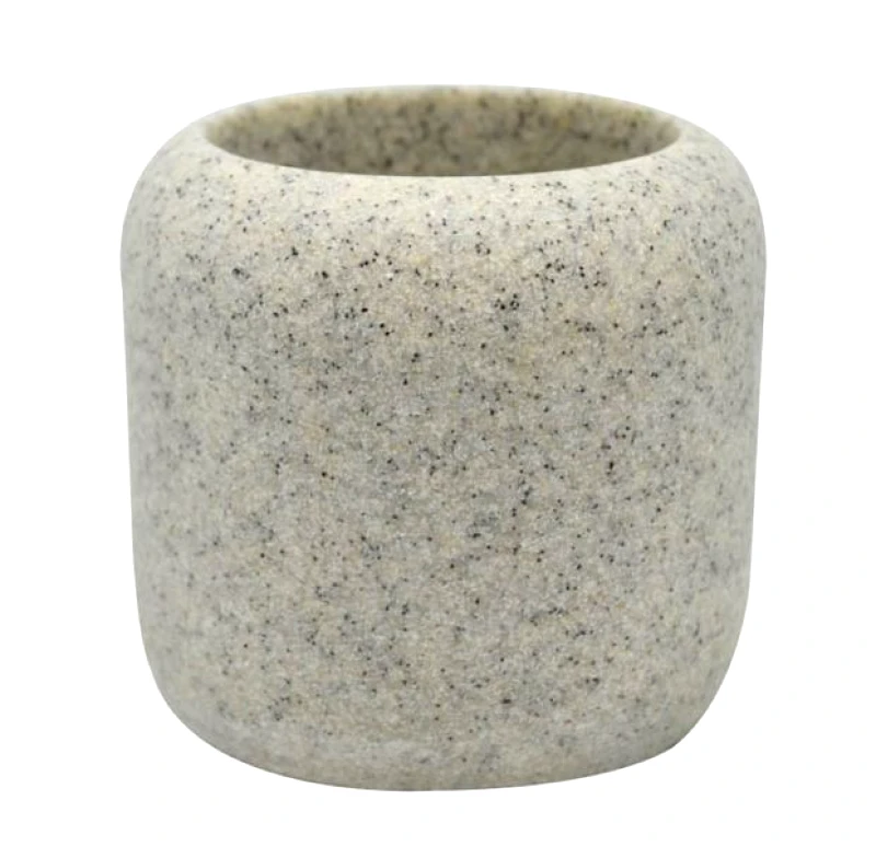 Ankor Θήκη Για Οδοντόβουρτσες Polyester Grey Stone