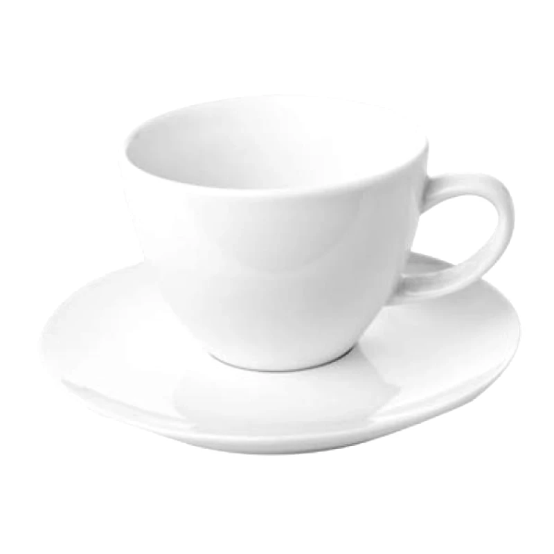 GURALLAR Φλιτζάνι & Πιάτο Πορσελάνης Καφέ Bistro 150ml Gural