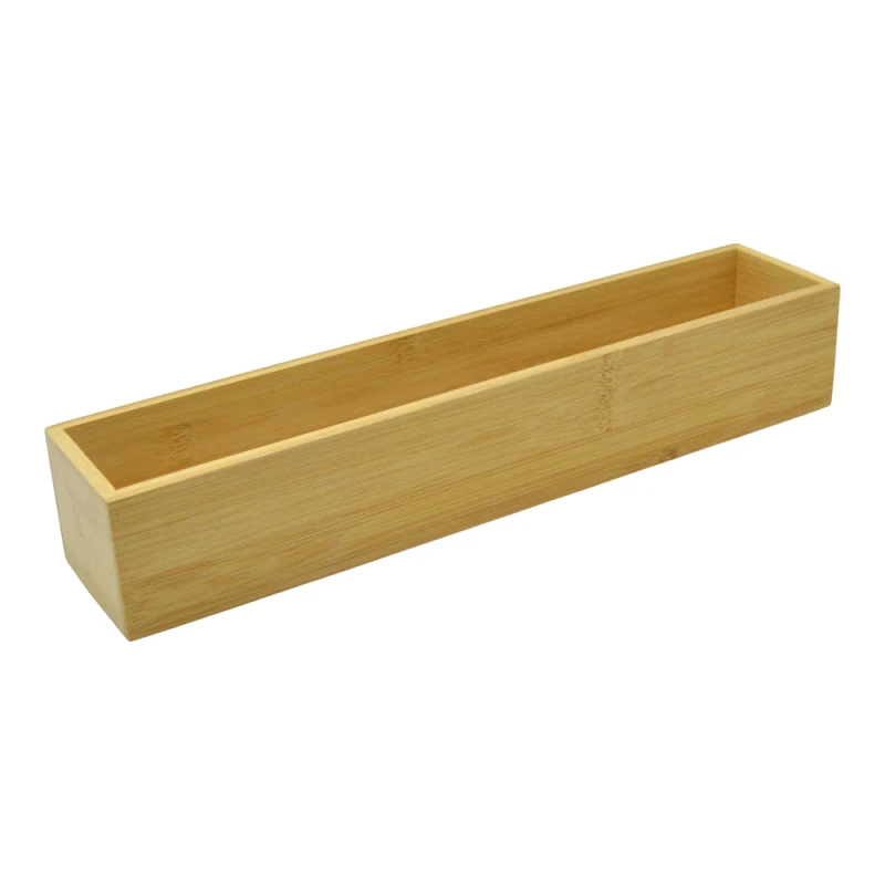 Ankor Κουτί Οργάνωσης & Αποθήκευσης Bamboo Ορθογώνιο 7,5x38x6,8cm