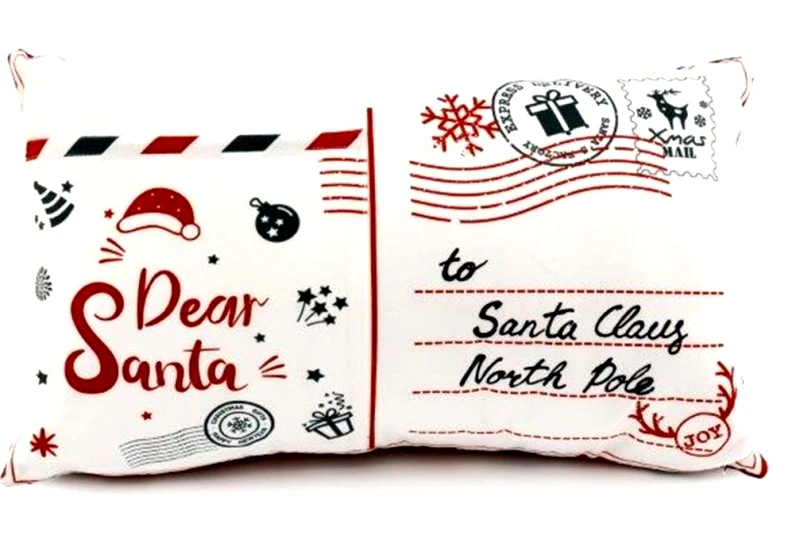 ARTI CASA Arti Casa Χριστουγεννιάτικο Μαξιλάρι Santa Letter 50X30cm