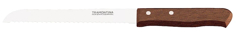 TRAMONTINA Μαχαίρι Ψωμιού Tramontina Με Ξύλινη Λαβή Polywood 18cm