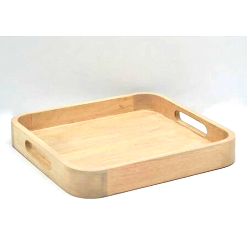 MARVA HOME Δίσκος Σερβιρίσματος Ξύλινος Με Λαβές 25,5cm
