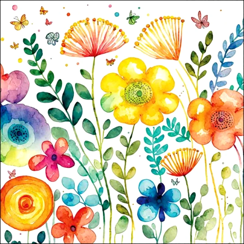 AMBIENTE Ambiente Χαρτοπετσέτες Πασχαλινές Πολυτελείας Spring Σετ 20τμχ
