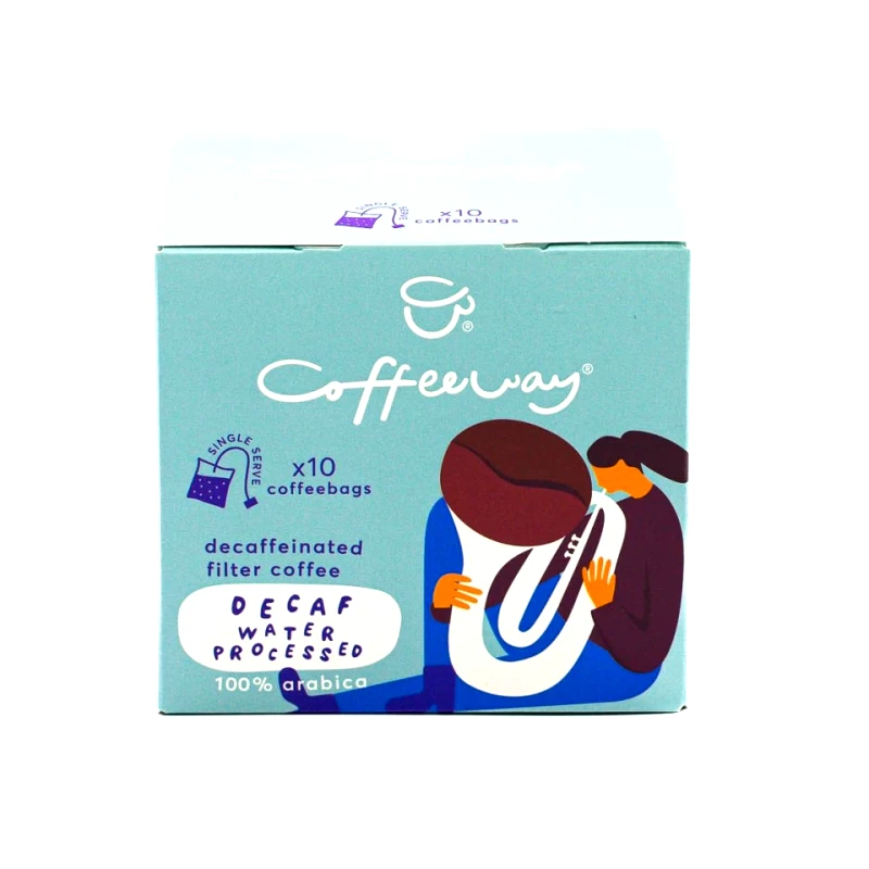 COFFEE WAY Καφέ Φίλτρου Decaf Water Processed Μερίδες 10x7.5g