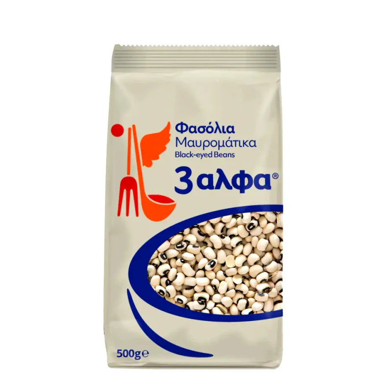3Α Φασόλια Μαυρομάτικα Εισαγωγής 500g
