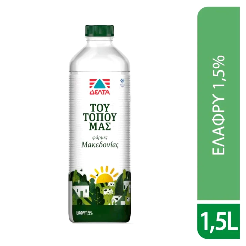ΤΟΥ ΤΟΠΟΥ ΜΑΣ Γάλα Αγελάδος Ελαφρύ 1.5lt
