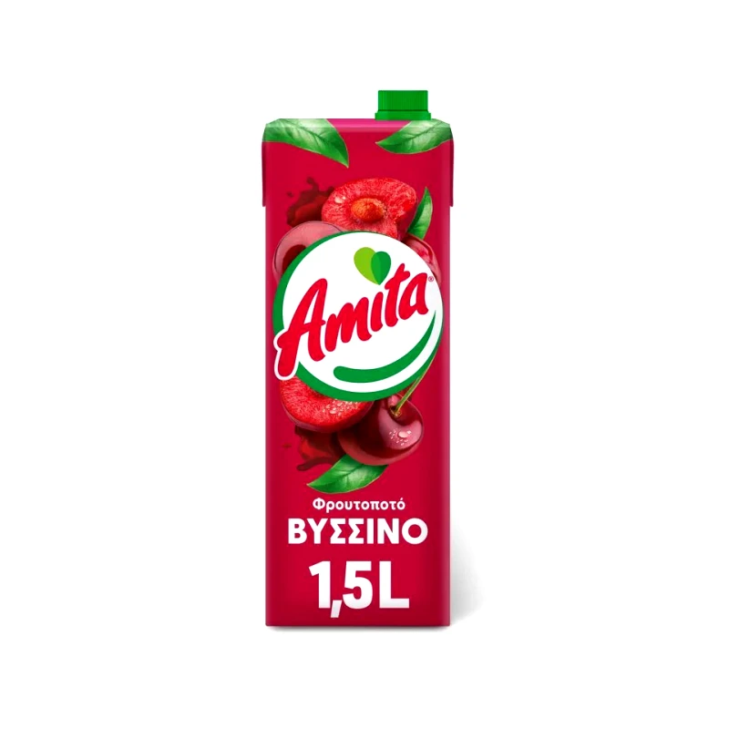 AMITA Φρουτοποτό Βύσσινο 1,5lt