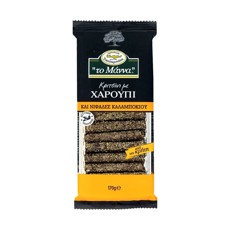 ΜΑΝΝΑ Κριτσίνια με Χαρούπι & Καλαμπόκι 170g