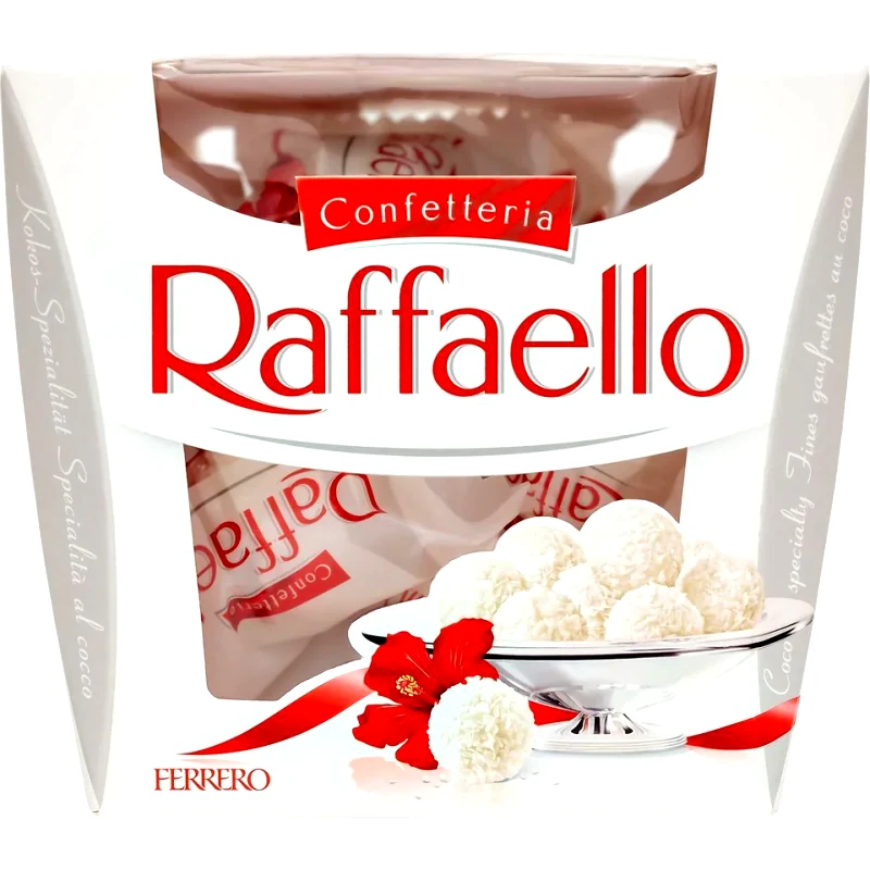 FERRERO Σοκολατάκια Raffaello Καρύδα & Αμύγδαλο 150g