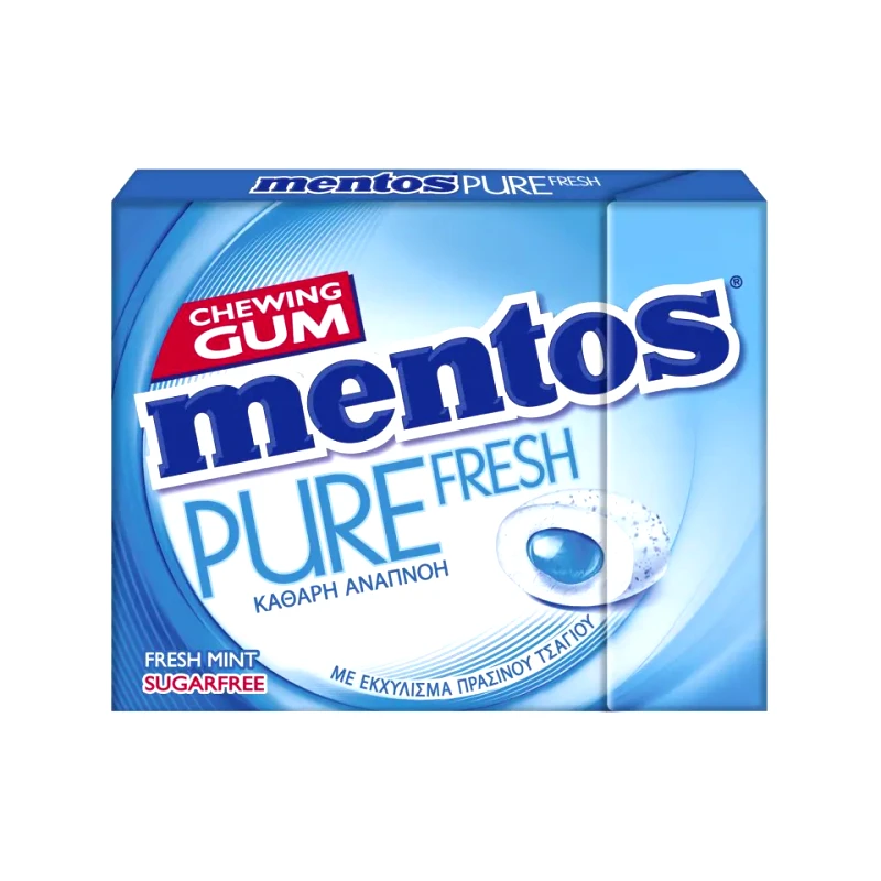 MENTOS Τσίχλες Pure Fresh Μέντα 30g
