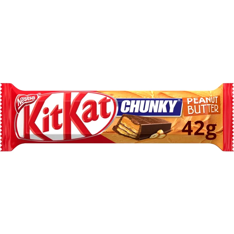 KITKAT Γκοφρέτα Chunky Φυστικοβούτυρο 42g