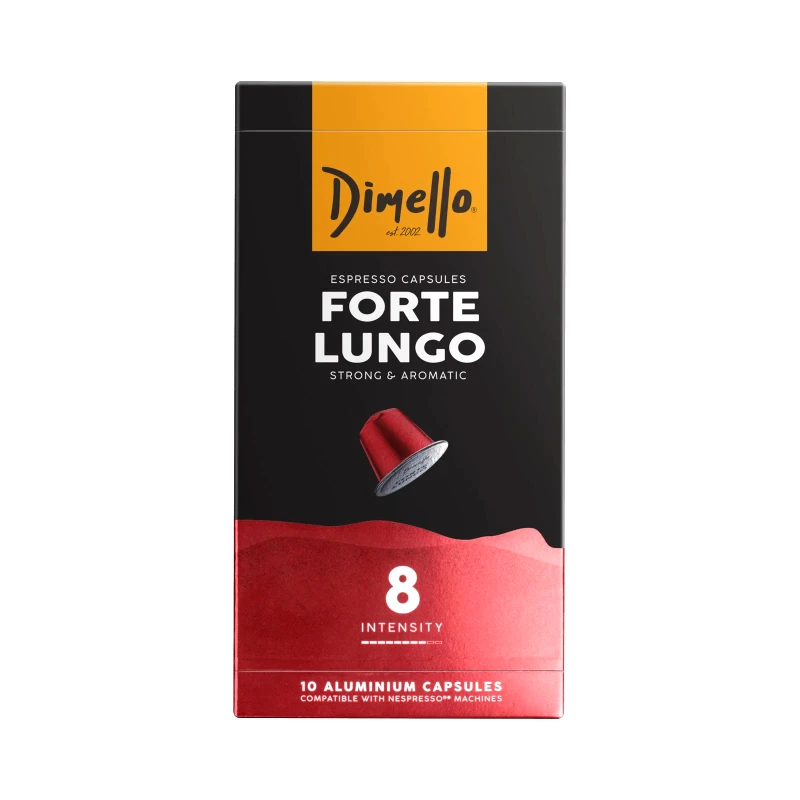 DIMELLO Κάψουλες Καφέ Espresso Forte Lungo 10x5.6g