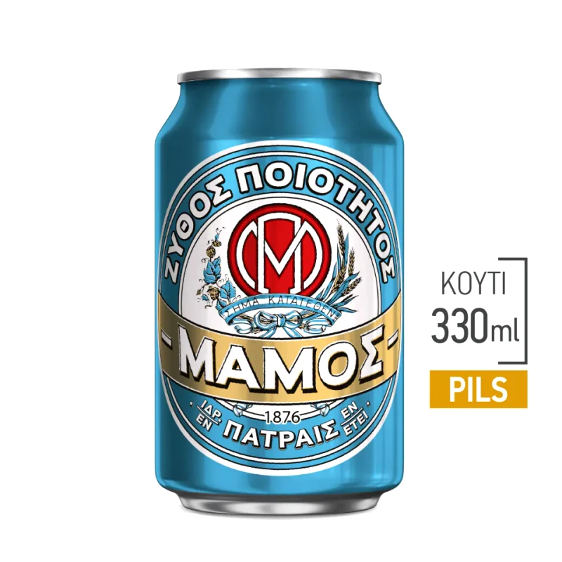 ΜΑΜΟΣ Μπύρα Pilsner Κουτί 330ml