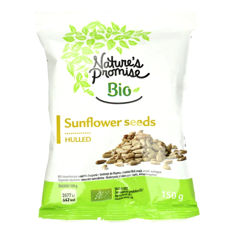 NATURES PROMISE BIO Ηλιόσπορος Bio Ψίχα Ωμός 150g
