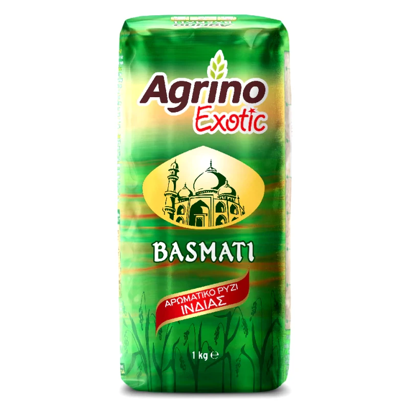 AGRINO Ρύζι Basmati Αρωματικό Ινδίας 1kgr
