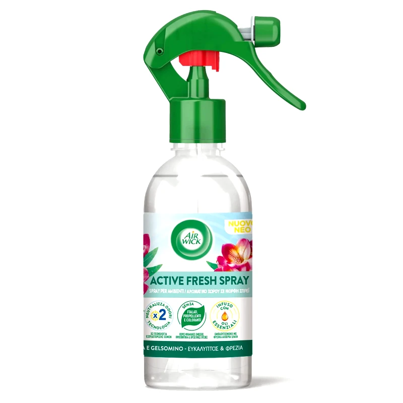 AIRWICK Αρωματικό Active Fresh Spray Ευκάλυπτος Φρέζια 237ml