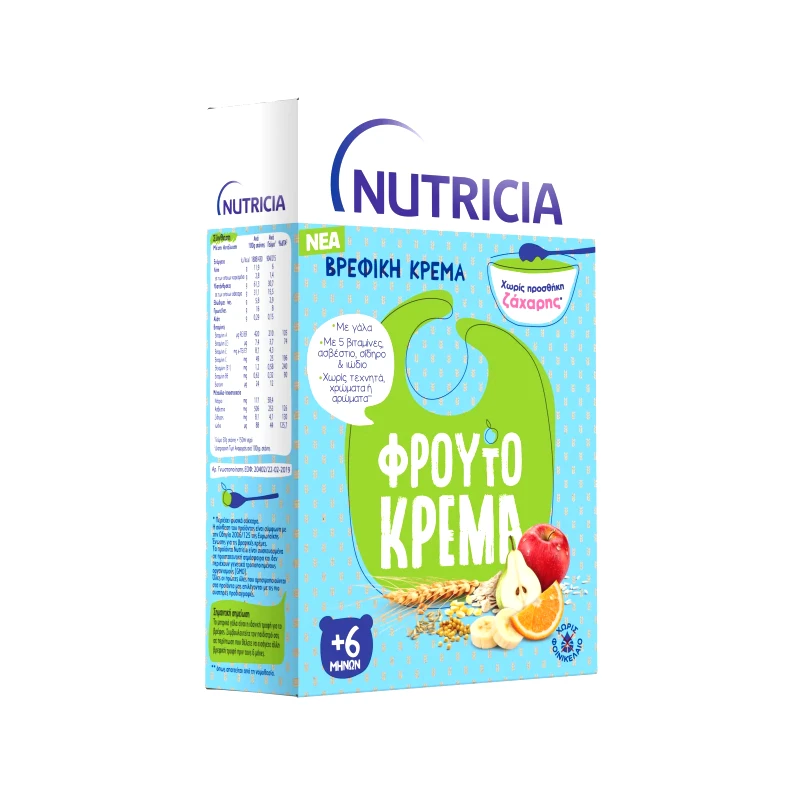 NUTRICIA Βρεφική Κρέμα Φρουτόκρεμα 250gr