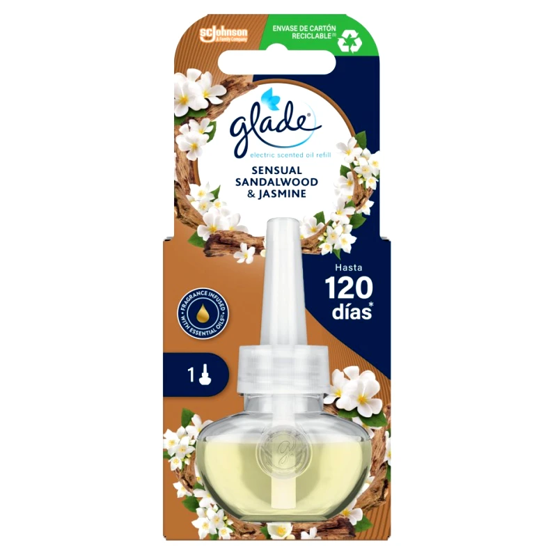 GLADE Αρωματικό Χώρου Scented Oil Sandalwood Jasmine 20ml