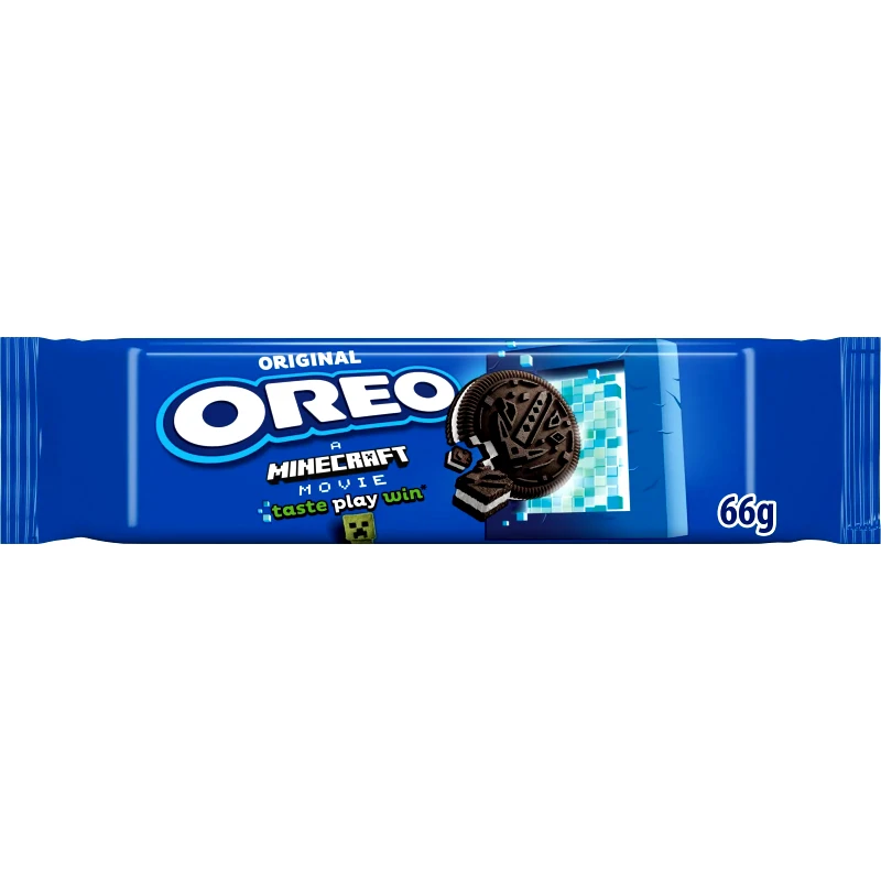 OREO Μπισκότα Γεμιστά Βανίλια MINECRAFT Συλλεκτική Συσκευασία 66g