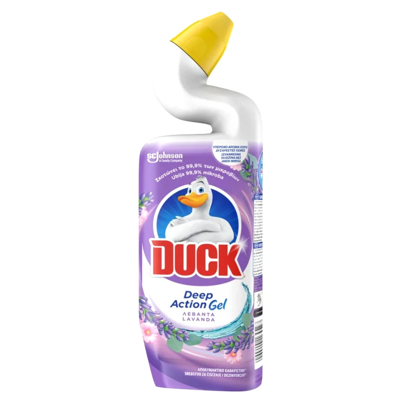 DUCK Υγρό Καθαριστικό Λεκάνης Deep Action Gel Λεβάντα 750ml