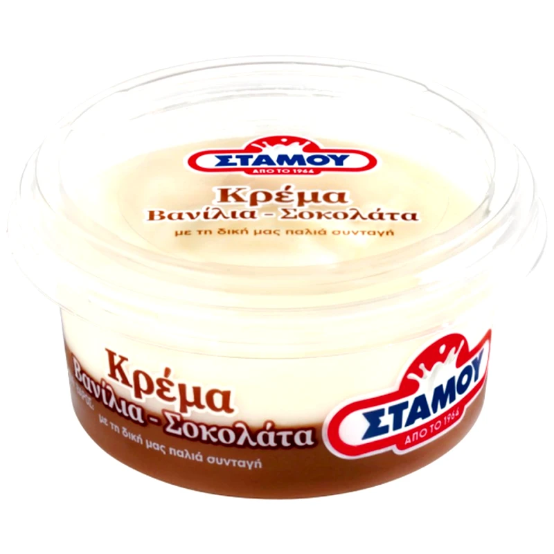 ΣΤΑΜΟΥ Κρέμα Βανίλια Σοκολάτα 180g