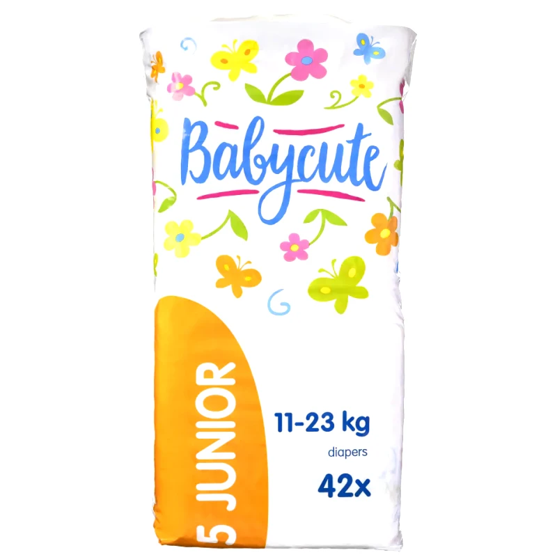BABYCUTE Πάνες Μωρού Νο5 Junior 42 Τεμάχια