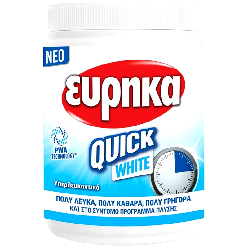 ΕΥΡΗΚΑ Υπερλευκαντικό Quick White Σκόνη 400g