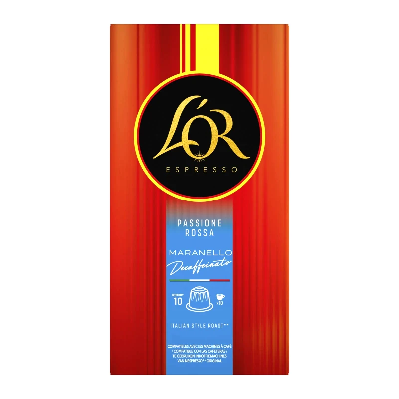LOR Κάψουλες Καφέ Espresso Maranello Decaf 10x5.2g