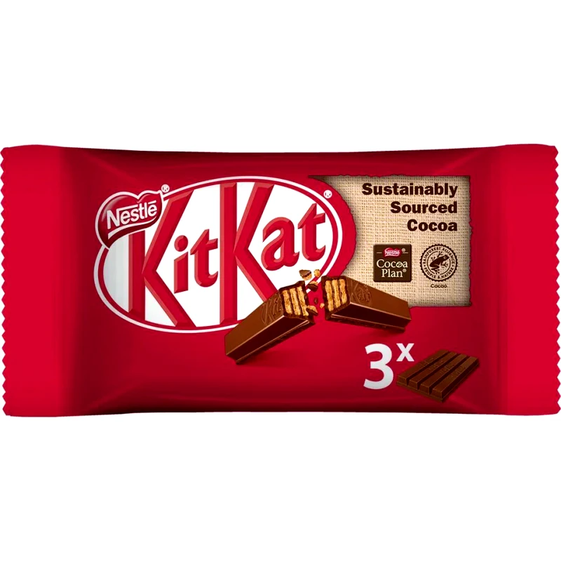 KITKAT Γκοφρέτες Σοκολάτα Γάλακτος 3 X 41.5gr