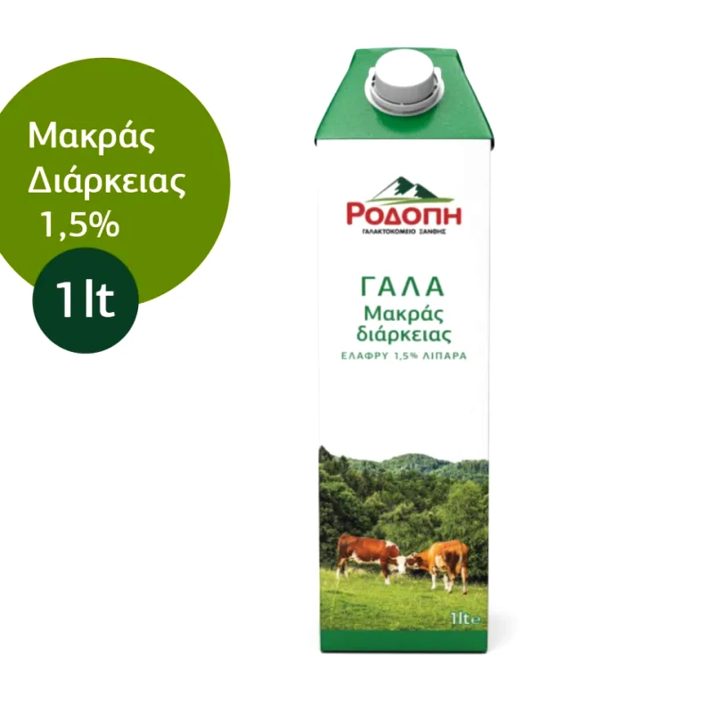 ΡΟΔΟΠΗ Γάλα Μακράς Διαρκείας Ελαφρύ 1lt