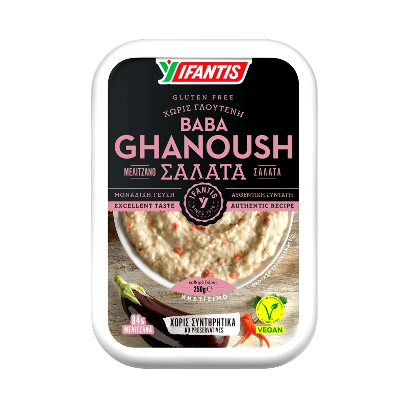 ΥΦΑΝΤΗΣ Μελιτζανοσαλάτα Baba Ghanoush Vegan 250g