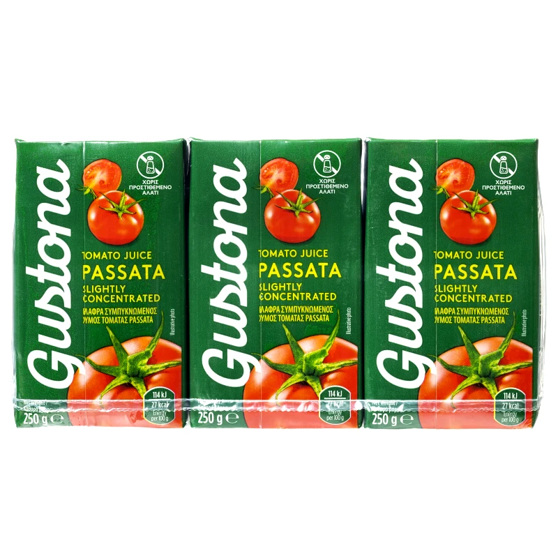 GUSTONA Τομάτα Passata 3x250g