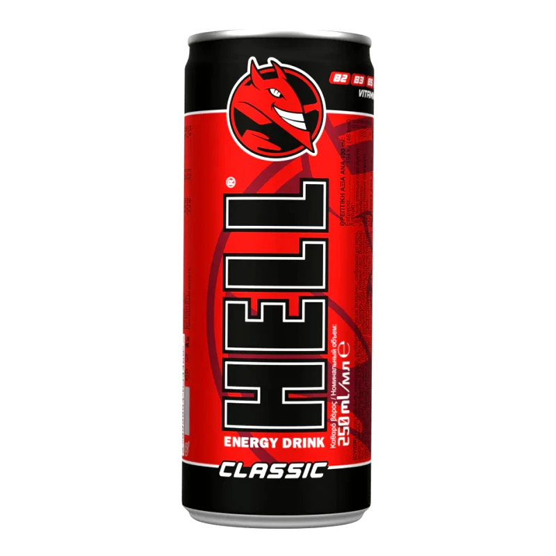 HELL Ενεργειακό Ποτό Classic Κουτί 250ml