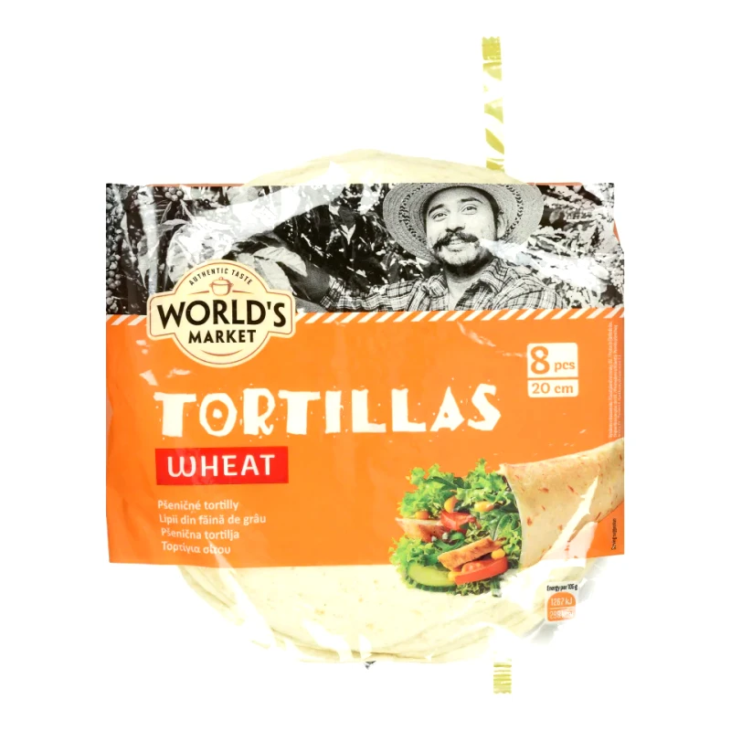 WORLD'S MARKET Τορτίγιες Σίτου 8x20 320g
