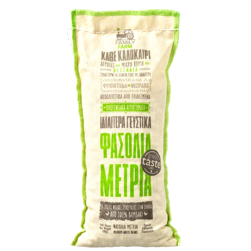 FAMILLY FARM Φασόλια Μέτρια Θεσσαλίας 500g