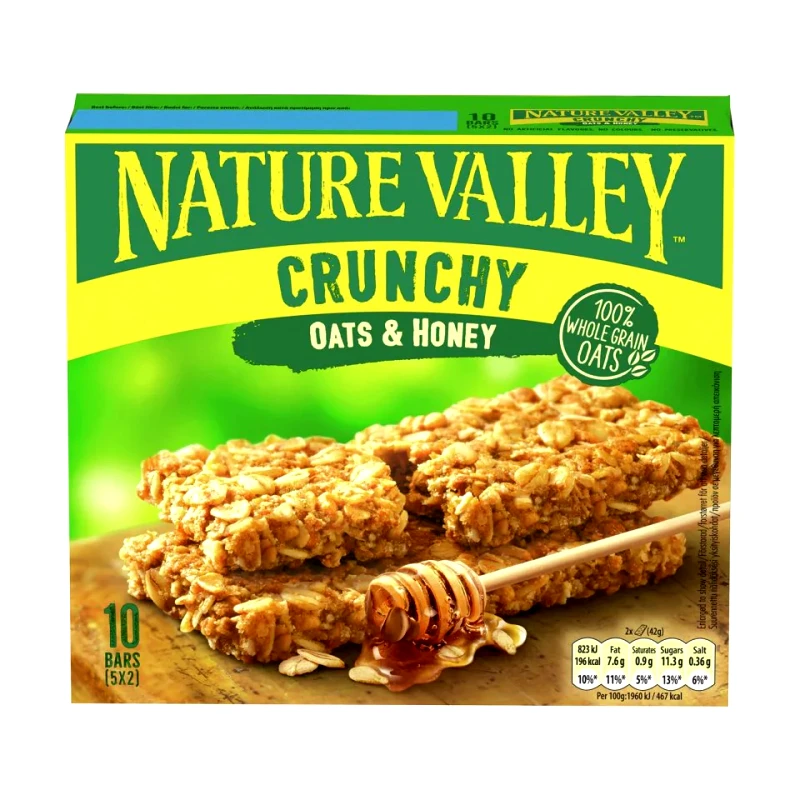 NATURE VALLEY Μπάρες Δημητριακών Crunchy με Μέλι 5x42g