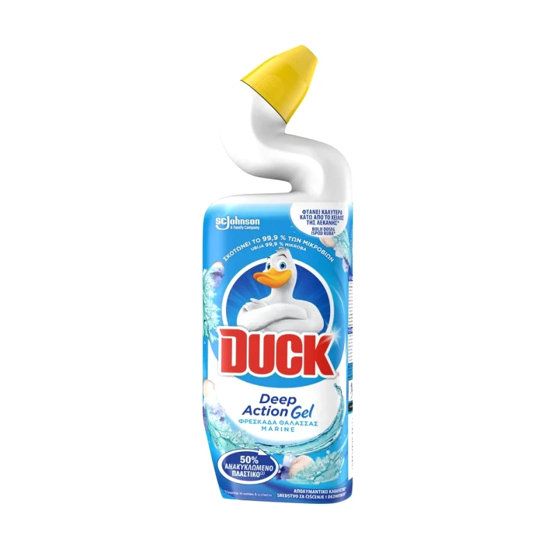 DUCK Υγρό Καθαριστικό Λεκάνης Deep Action Gel Θάλασσα 750ml