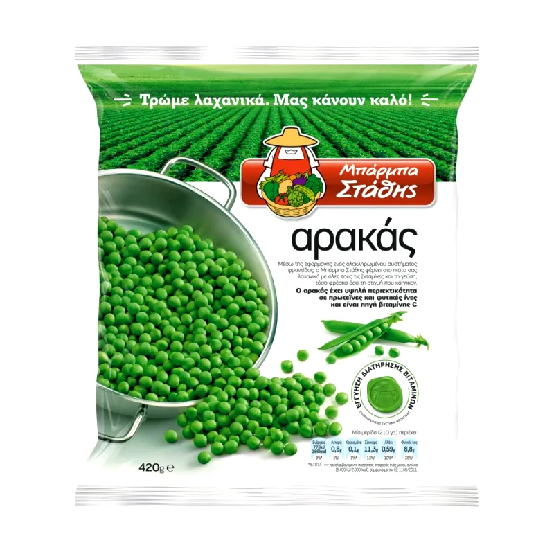 ΜΠΑΡΜΠΑ ΣΤΑΘΗΣ Αρακάς Κατεψυγμένος 420g